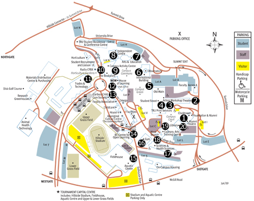 TRU Campus Self Guided Tour