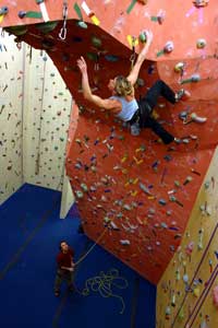 Climbing gym instructor