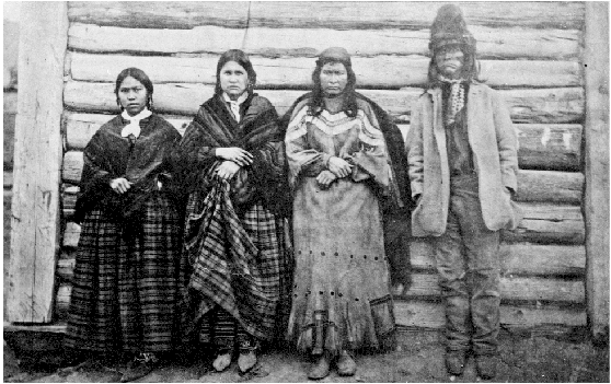 St. Paul and family; Kamloops, most celebrated Indian Chief in British North America
