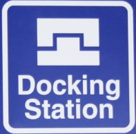 docking station sign