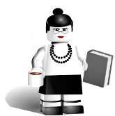 lego librarian....shhhh!