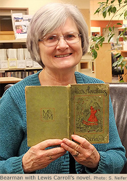 Barbara Bearman with Alice in Wonderland