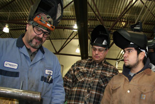 Aboriginal Welding Students