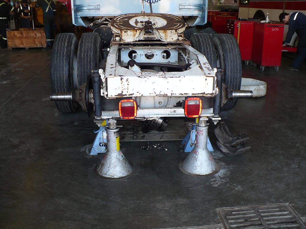 Use of Blocking and Jack Stands