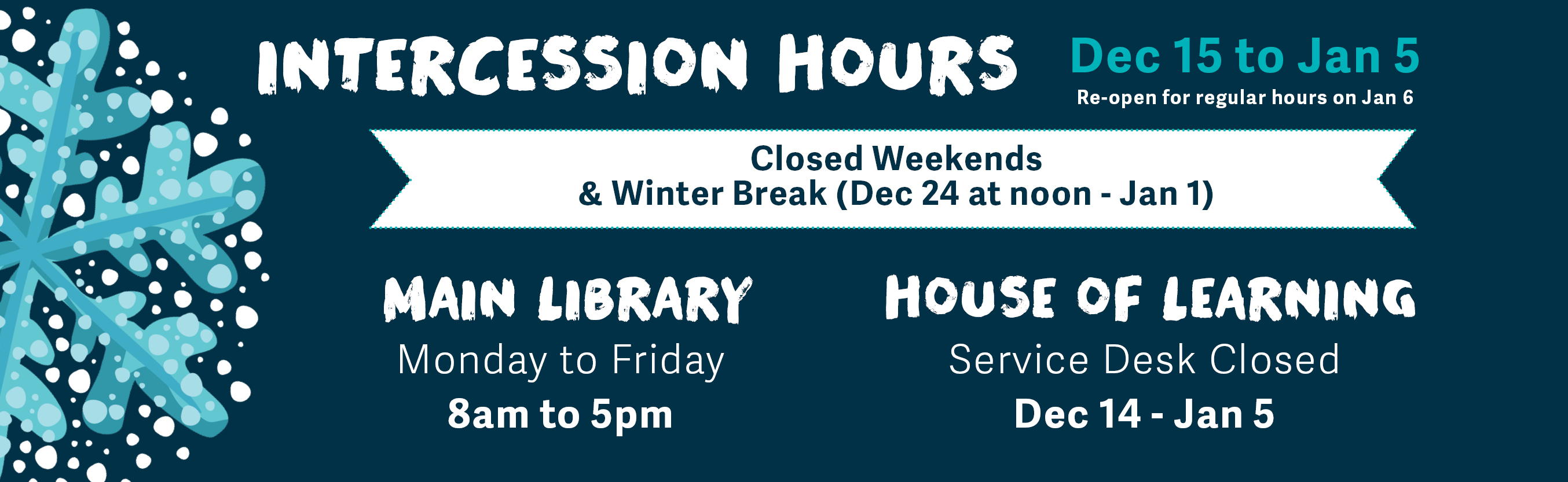 Intercession Hours 2019