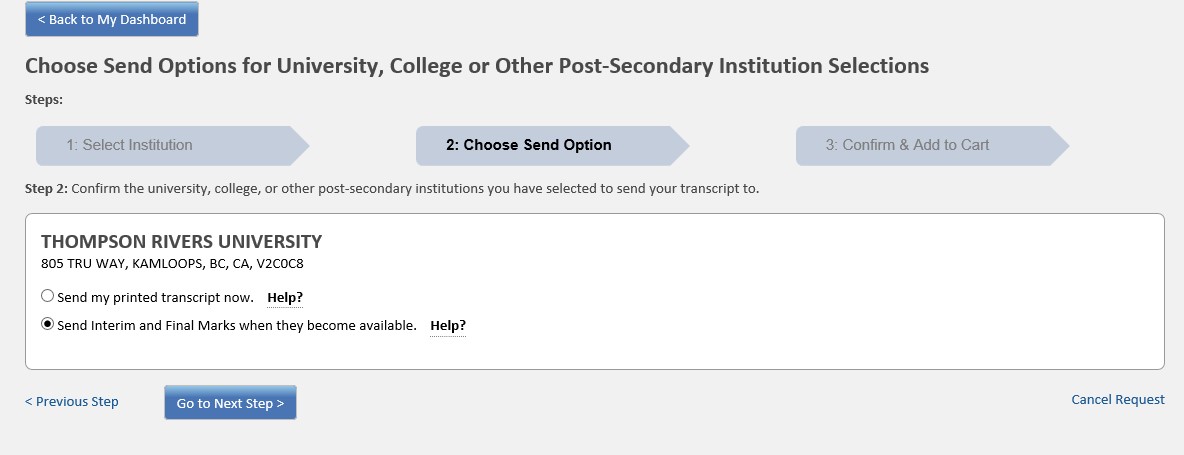 PS transcript step 4