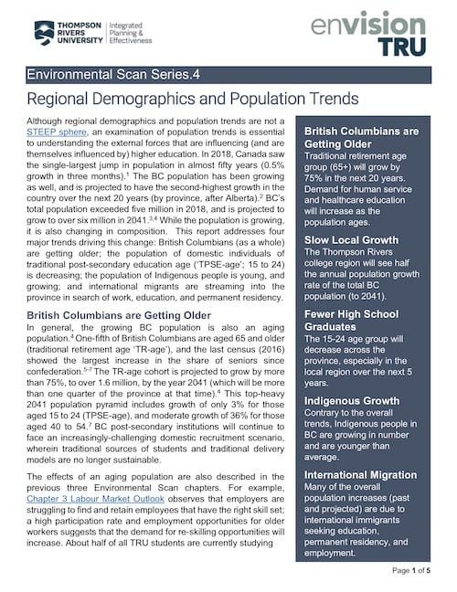 Regional Demographics and Population Trends thumbnail