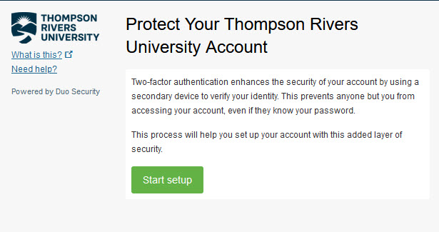 Step 1 Welcome Screen