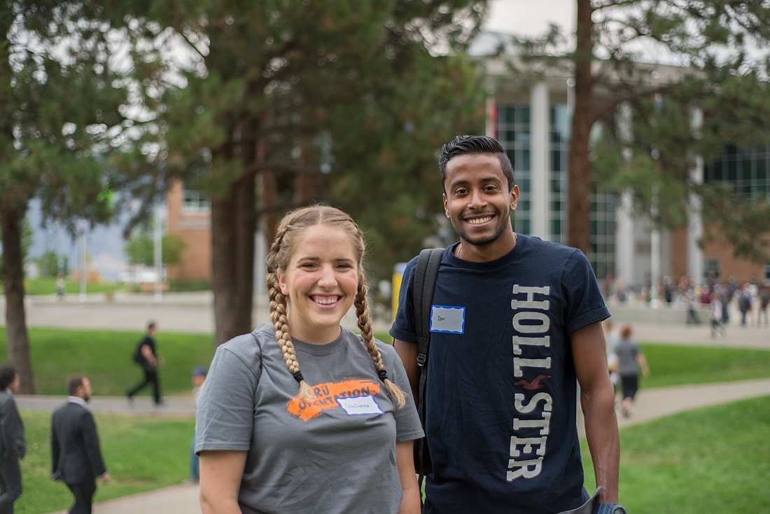 Female mentor with male student