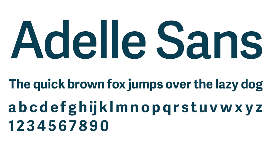 Typography - Adelle Sans