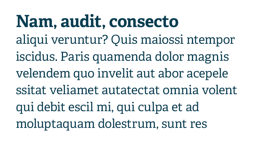 Typography - Adelle Paragraph Style