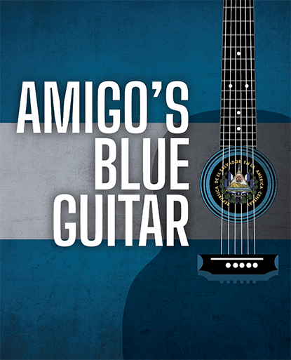 Amigos Blue Guitar