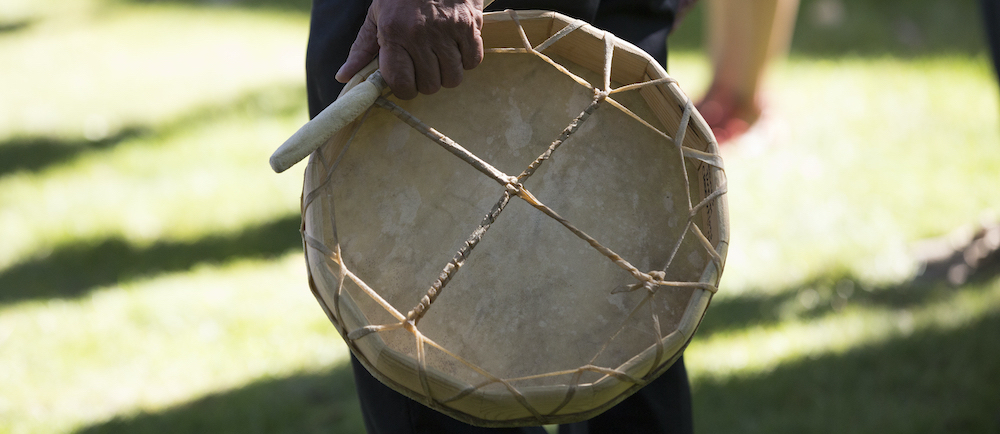 drum in hand