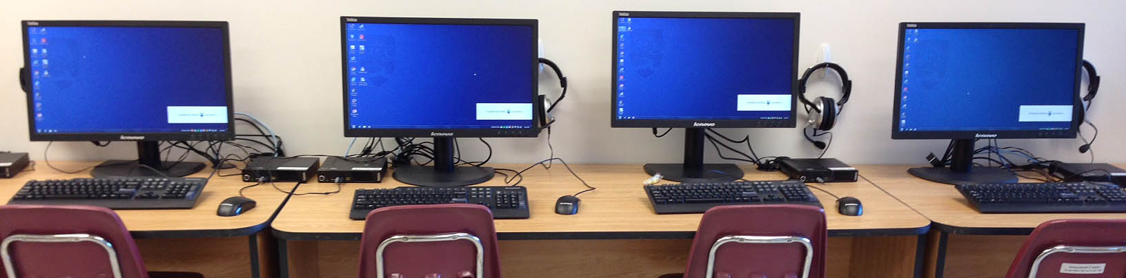 four desks