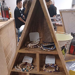 Jewelry display at ESTR market