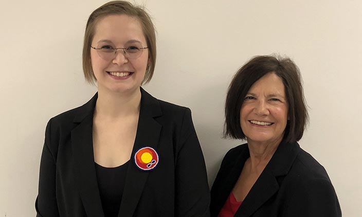 Jessie Bauer and Joyce O'Mahony