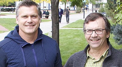 Sharman Learie and Terry Palechuk