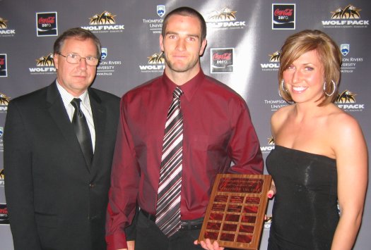 Cliff Neufeld, James Byra and Shantelle Cooper