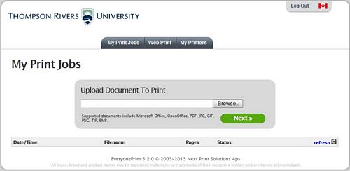 Upload Doc to Print